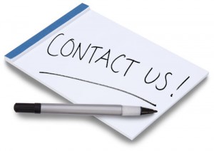 contact us notepad