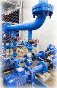 water pumps and pipes